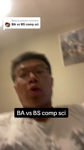 Replying to @radwan Whats the difference between BA or BS in computer science? #bachelorsofarts #bachelorsofscience #computersciencemajor #computersciencestudent #computersciencecareer