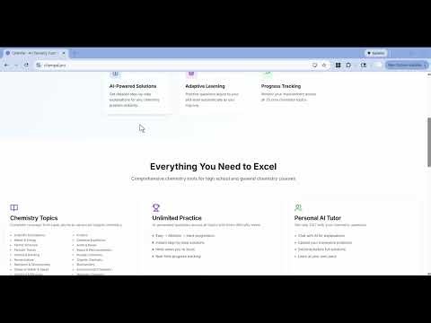 How ChemPal Tutor Works: Step-by-Step Demo of Features & Tools