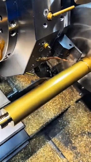 CNC Lathe Perform 👍👍👍 #cnc #cnclathe #lathe #cncmachine #milling #manufacture #engineering #machinery #workshop #vod #reels #fyp #viral #fbpro @penggemar berat | CNC Machine