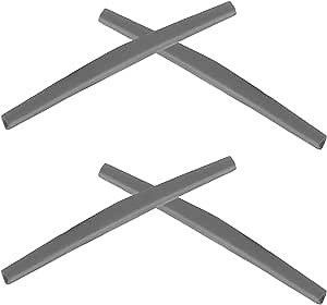 2 Pair Gray Replacement Earsocks for Oakley Wiretap Sunglass