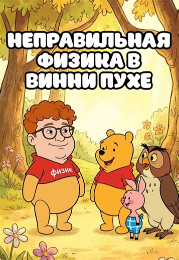 Неправильная физика в мультфильмах: Винни-Пух