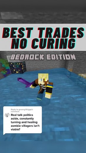 Reply to @greengillbigpp This is how you do it! It’s a Minecraft Spawner Farm that Itsme James uses and you get infinite emeralds and XP and cheap trades without curing villagers or raiding!