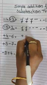 #simple addition and subtraction trick