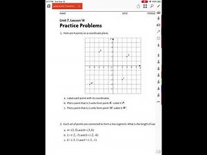 Unit 7 Lesson 14 -Answers to practice problems