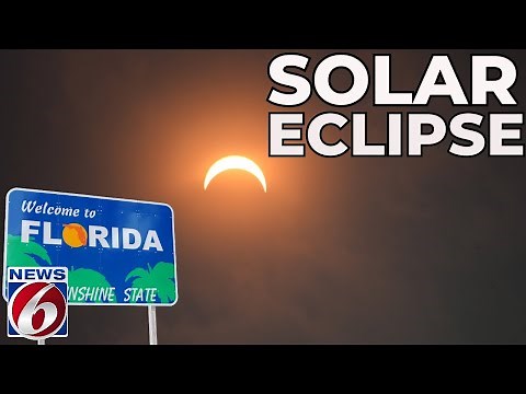 Here's How The Solar Eclipse Will Look From Florida (April 8, 2024)