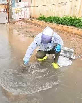Water Flow Restored After Drain Cleanup #flood #flooding #rain #satisfying
