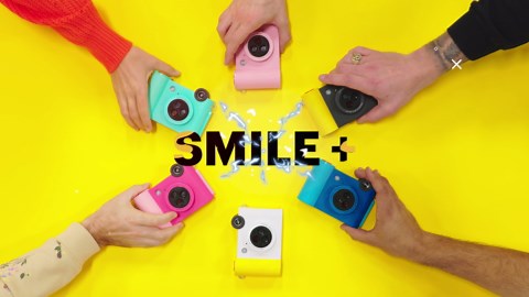 Kodak Smile+ 2-in-1 Digital Instant Print Camera & Wireless Bluetooth Photo Printer - 10MP, Special-Effect Rotating Lens, Zink 2x3” Sticky-Back Photos, Print via Fun App from Smart Devices - Pink
