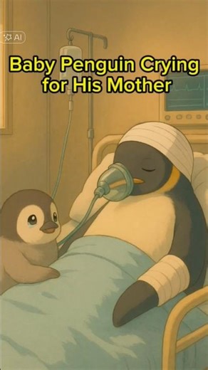 Crying Baby Penguin #EmotionalShortFilm #Mother #HeartbreakingMoment #TearsOfLove#SadShortFilm