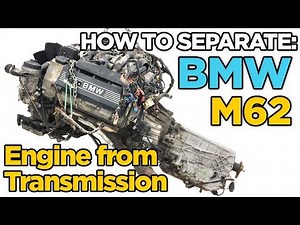 Separate BMW M62 Engine from Automatic Transmission