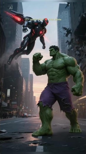 Hulk vs Enemy 💥 Epic Fight in 10 Seconds! #HulkSmash #Shorts