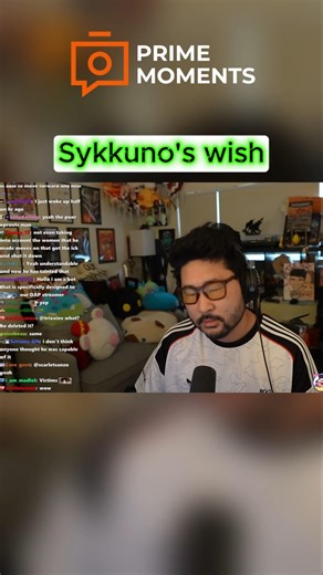 Sykkuno's Wish 🤔 #peterparktv #streamerclips #twitch #streamerlife #twitchclips #clips #shorts #live