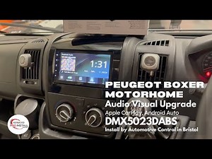 Peugeot Boxer Motorhome Stereo Upgrade CarPlay Android Auto KENWOOD DMX5023DABS