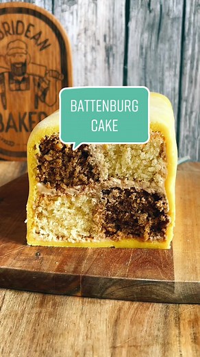 Coffee & Vanilla Battenburg Cake Recipe