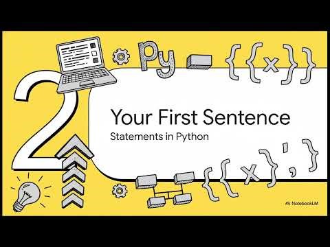 Python Foundations: Statements & Variables Explained for Beginners