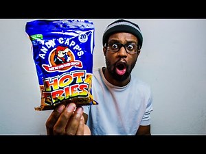 ASMR EATING ANDY CAPPS HOT FRIES CHIPS ( Crunchy sounds ) | ASMR TY