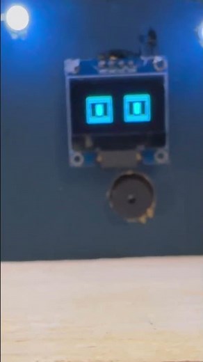 OLED Robot Eyes project #diyelectronics #arduino #electronics