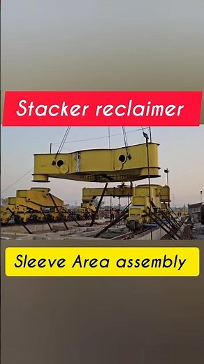 Stacker reclaimer sleeve assembly short video