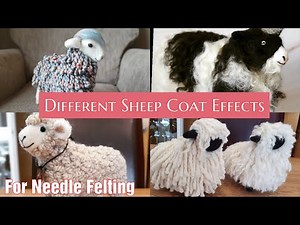 Without Buying Actual Sheep Locks | Needle Felting Animals | Tips And Tricks For Needle Felting