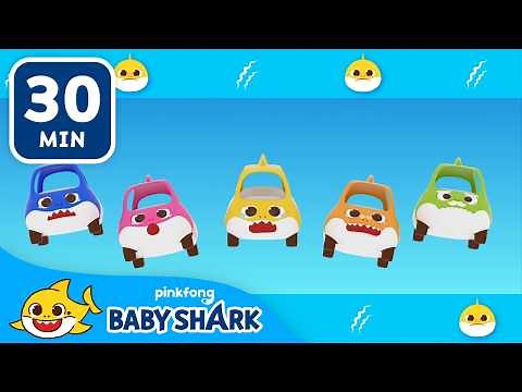 [30 MIN] Time for a drive with Toy Car Baby Shark🚘 | Car Songs | Baby Shark Official