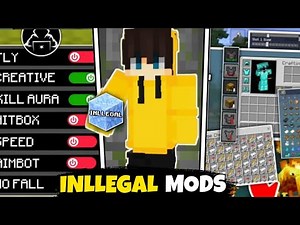 Top 7 ILLEGAL Mods for Minecraft PE!( Secret 😱 )