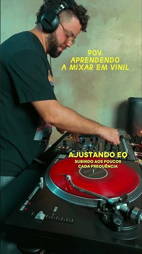 Wanna learn how to mix in vinyl? #tutorial #techno #braziliantechno #cdj #turntable