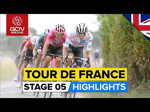 Carnage On The Cobblestones! | Tour De France 2022 Stage 5 Highlights