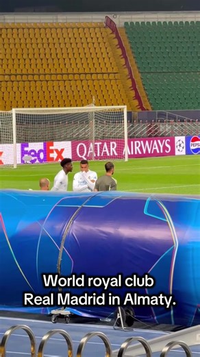World royal club Real Madrid in Almaty.