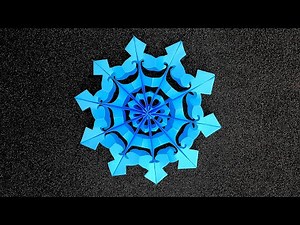 DIY 3D Paper Snowflakes ❄️ Easy Christmas Craft Tutorial