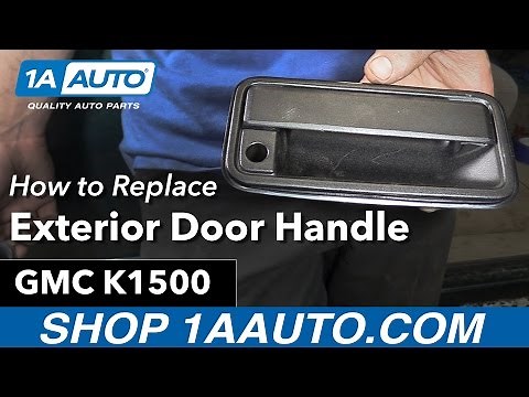 How to Replace Exterior Door Handle 95-99 GMC Sierra K1500