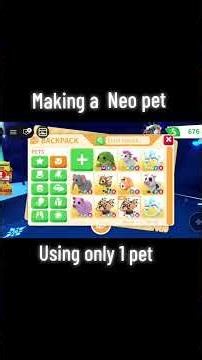 making a neon pet using only 1