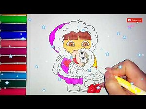 Dora the Explorer//Snow. Winter. Friends// Снег. Зима. Друзья