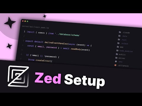 Zed Editor Setup | 2. UI Cleanup