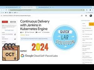 Continuous Delivery with Jenkins in Kubernetes Engine || #qwiklabs || #GSP051 [With explanation🗣️]