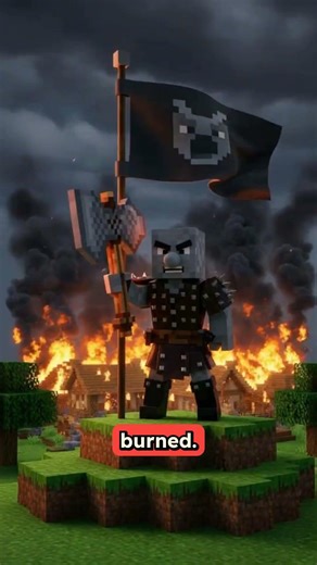 Villagers Forced Into The Pillager Army #minecraft #raid #terrifying