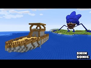 SURVIVING FROM SHIN SONIC in Minecraft Part 3 - Gameplay - Coffin Meme
