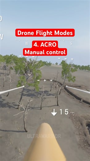 Flight Modes Explained- FPV Drone Simulator #shorts #militarysimulation #drone #gaming #fpvdrone
