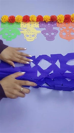 139K views · 1.1K reactions | Mantel de papel picado para altar de meurtos #DiaDeMuertos #altardemuertos #diy | Ivonne e Ivette | Facebook