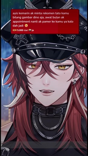 Tattoo Tanda Terima Kasih untuk Harris Caine