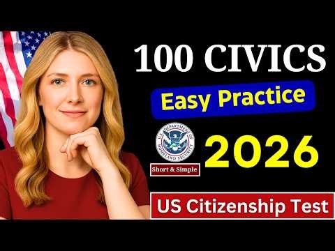 2026 RANDOM 100 civics questions and answers - U.S. citizenship interview I N400 Interview #n400