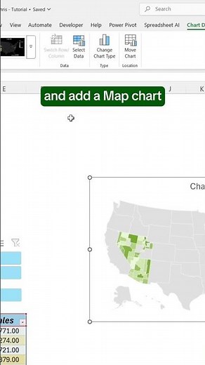 How to create a dynamic Map Chart in Excel! #scribe #excel #mapchart