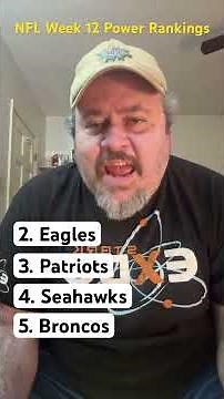 NFL WEEK 12 Power Rankings! Top 5