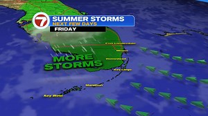 4.7K views · 19 reactions | Rain chances gradually rise through this weekend with scattered showers and storms expected to return | 7Weather | Facebook