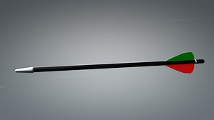 On target arrow, concept animation.