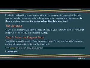 Can Postman Access Posted Values in a Test? Here's the Solution!