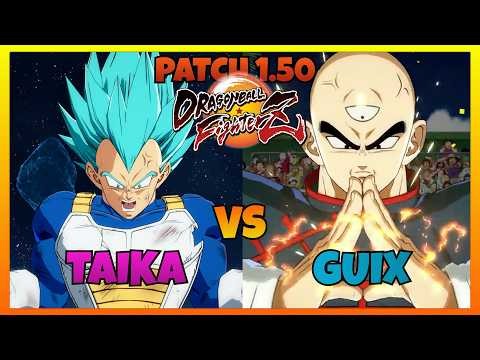 DBFZ 1.50 - TAIKA vs GUIX gameplays (Blue Vegeta, Janemba, A. 17 vs Tenshinhan, Labcoat 21, Beerus)