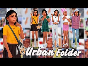 The Sims 4||Urban Outfits Lookbook || Sim & CC Folder Download