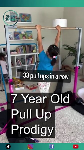 How This 7-Year-Old Girl Mastered 33 Pull-Ups in a Row! | Story Stream