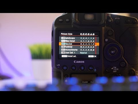 My Canon 1DX Mark ii Camera Settings for Video