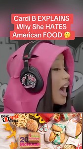 2.4M views · 10K reactions | Cardi B EXPLAINS why she HATES American FOOD 樂 #cardib #mcdonalds #fastfood #food #americanfood | Most Extreme News | Facebook