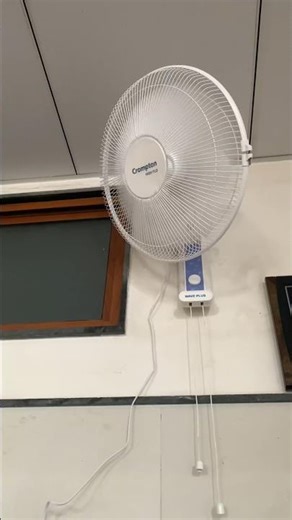 Crompton WALL FAN installation || how to install a wall fan #electrical